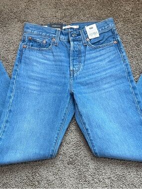 Levi's Blue Straight-Leg Jeans